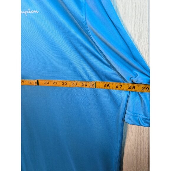 Champion Performance T-Shirt Authentic Athleticwear Blue Size To 2XLT Tall - Picture 4 of 5